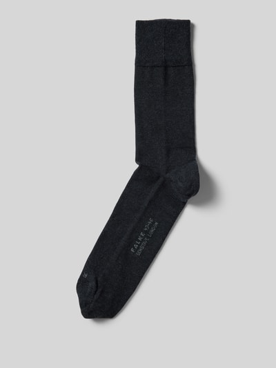 Falke Socken im unifarbenen Design Modell 'Sens. London' Anthrazit Melange 1