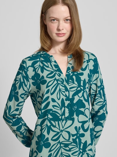 Christian Berg Woman Blusenshirt in Überlänge Helltuerkis 3