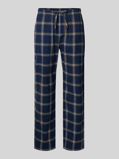 Christian Berg Men Regular Fit Pyjama-Hose mit elastischem Bund Dunkelgruen 1