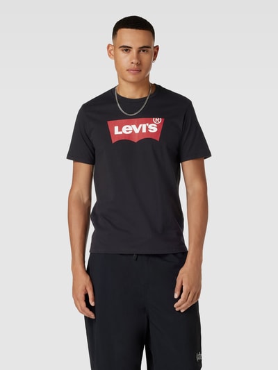 Levi's® T-Shirt mit Label-Print Black 4