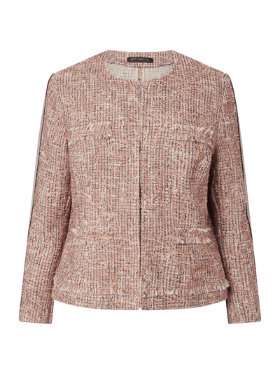 Betty Barclay Blazer aus Bouclé Hellrosa Melange 1