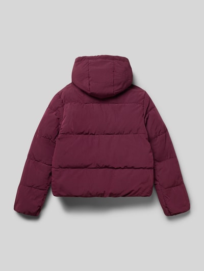 Only Regular Fit Steppjacke mit abnehmbarer Kapuze Modell 'DOLLY' Pflaume 3