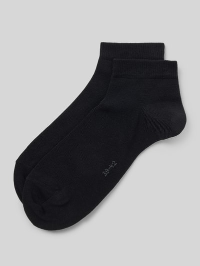 FALKE Sokken met stretch, model 'Happy' Zwart - 1