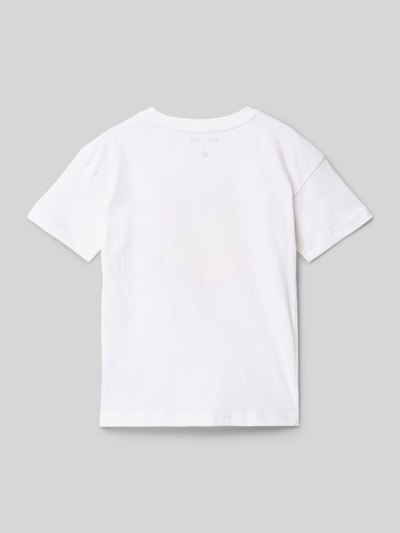 Blue Seven T-Shirt mit Motiv-Print Weiss 3