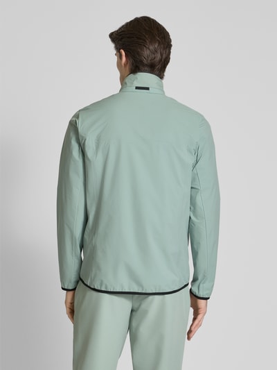 BOSS Green Softshell-jack met labelprint, model 'Putt' Mintgroen - 5