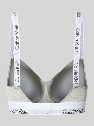 Calvin Klein Underwear Bralette mit Label-Bund Hellgrau 3