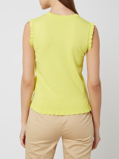 Jake*s Collection Top mit Rüschen  Gelb 5