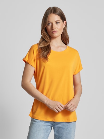 Christian Berg Woman T-shirt met ronde hals Donkeroranje - 4