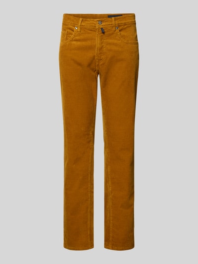 Pierre Cardin Regular Fit Cordhose mit Eingrifftaschen Modell 'Laval' Cognac 2