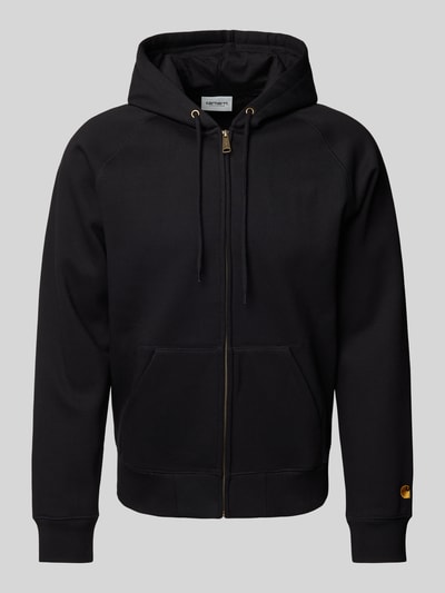 Carhartt Work In Progress Sweatjacke mit Logo-Stitching Black 2