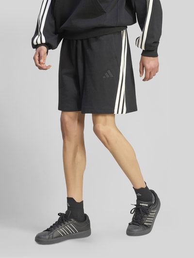 adidas Sportswear Relaxed Fit Sweatshorts aus reiner Baumwolle Black 3