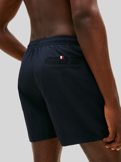 Tommy Hilfiger Badehose mit Label Print Dunkelblau 3