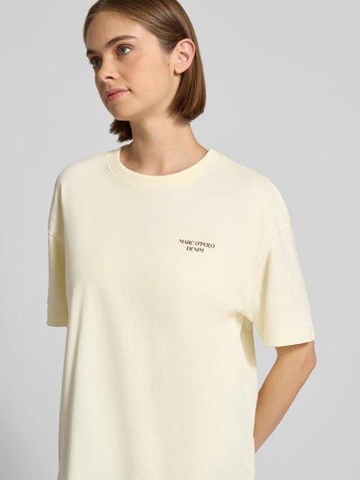 Marc O'Polo DENIM Relaxed Fit T-Shirt aus reiner Baumwolle Ecru 3