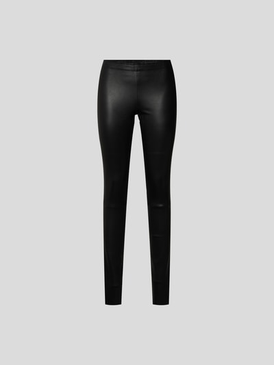 Stouls Lederhose im Skinny Fit Schwarz 2