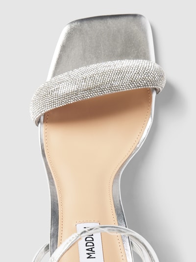 Steve Madden Sandaletten mit Strasssteinbesatz Modell 'ENTICE' Silber 4