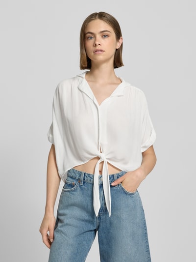 Only Regular fit overhemdblouse van pure viscose, model 'PAULA LIFE' Wit - 4