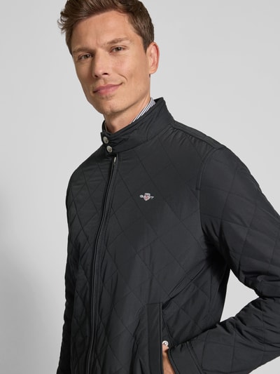 Gant Jacke mit Label-Details Modell 'QUILTED' Black 3