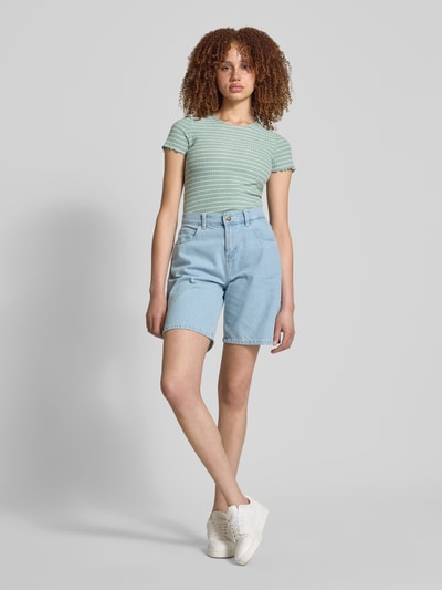 Only Slim Fit T-Shirt mit Viskoseanteil Modell 'EMMA' Schilf 1