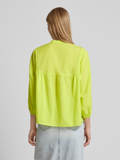 Smith and Soul Blouse met maokraag Neongeel gemêleerd - 5