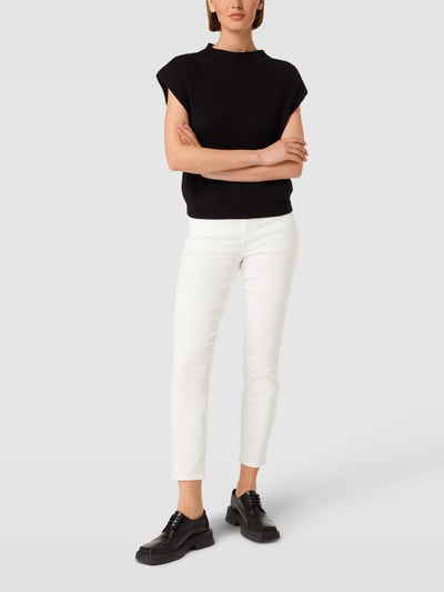 Brax Jeans met labelpatch Wit - 1