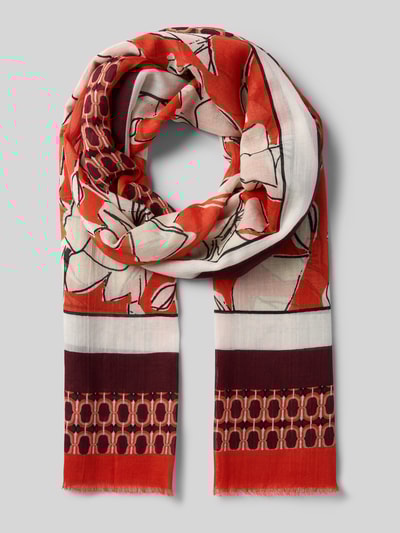 Marc O'Polo Schal mit Allover-Print Orange 1