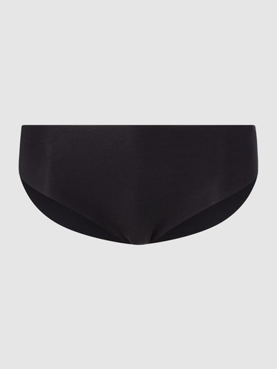 Hanro Figi z mieszanki bawełny i elastanu model ‘Invisible Cotton’ Czarny 1