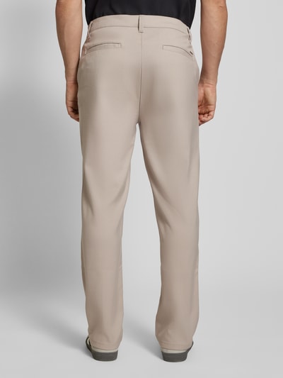 Pegador Stoffhose mit französische Eingrifftaschen Dunkelbraun 5