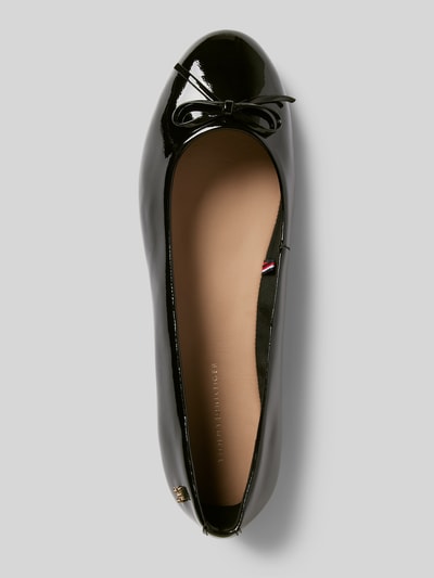 Tommy Hilfiger Ballerinas mit Label-Detail BLACK 3