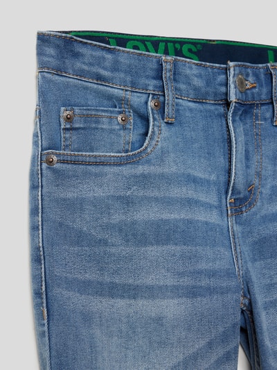 Levi’s® Kids Szorty jeansowe z naszywką z logo Jeansowy niebieski 2