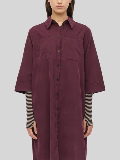 s.Oliver RED LABEL Midikleid mit Cordstruktur Bordeaux 3