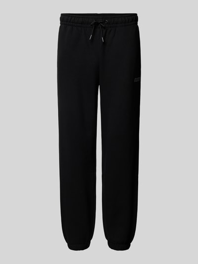 Guess Activewear Relaxed Fit Sweatpants mit Label-Print Modell 'EMIS' Black 1