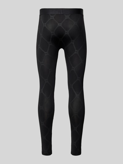 HUGO Legging met elastische band met logo, model 'JOHN' Zwart - 3