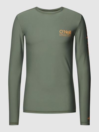 ONeill Zwemshirt met labelprint, model 'Cali' Olijfgroen - 2