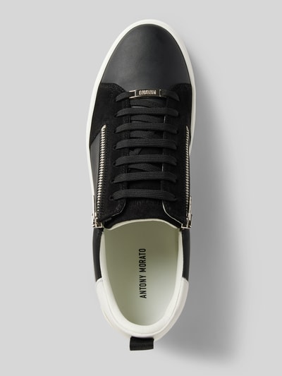 Antony Morato Sneakers met ritssluiting en labeldetail Zwart - 3