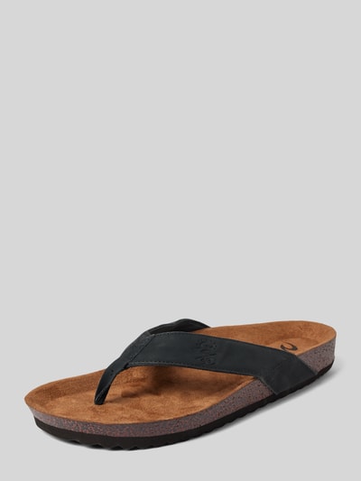 Rip Curl Teenslippers met labeldetail, model 'FOUNDATIONS' Zwart - 1