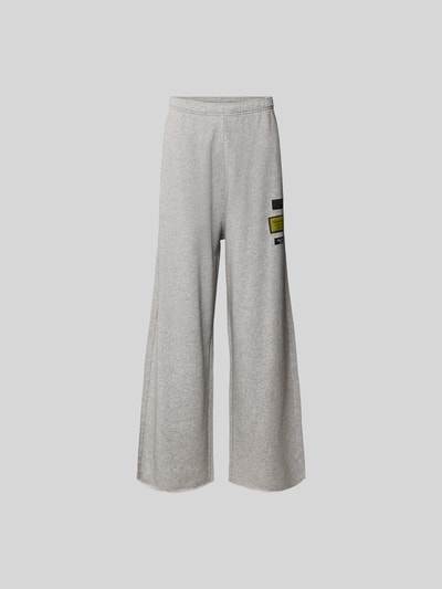 MM6 Maison Margiela Wide Fit Sweatpants mit Logo-Patch Mittelgrau Melange 2