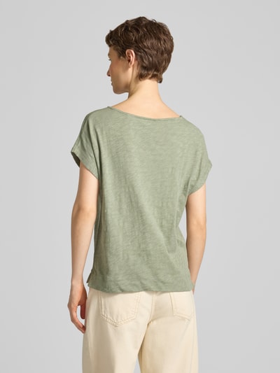 Marc O'Polo Relaxed Fit T-Shirt aus reiner Baumwolle Hellgruen 5