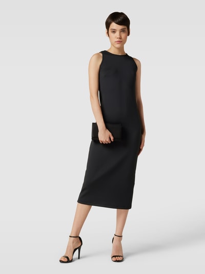 MaxMara Leisure Midi-jurk in effen design, model 'BACCANO' Zwart - 1