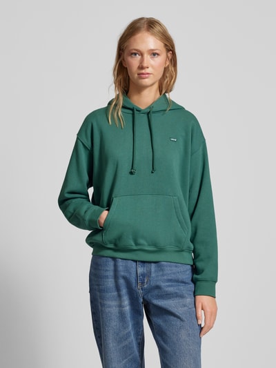 Levi's® Hoodie met labelpatch, model 'EVERYDAY HOODIE BISTRO' Donkergroen - 4