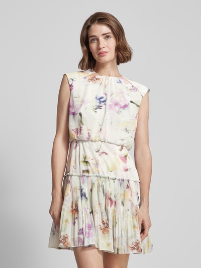 Ted Baker Mini-jurk met bloemenmotief, model 'SAINTLY' Offwhite - 4