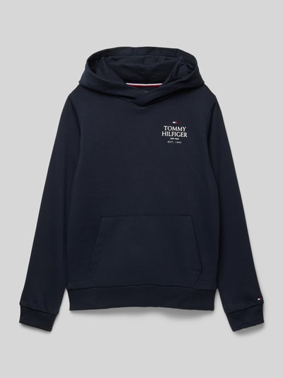 Tommy Hilfiger Teens Hoodie mit Label-Stitching Marine 1