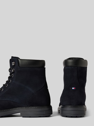 Tommy Hilfiger Boots met labeldetails, model 'CORE' Marineblauw - 2