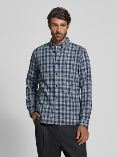 Matinique Slim Fit Freizeithemd mit Button-Down-Kragen Modell 'trostol' Marine 4