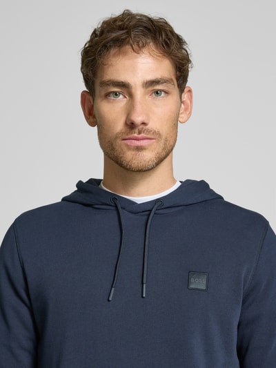 BOSS Orange Hoodie mit Label-Detail Modell 'Wetalk' Marine 3