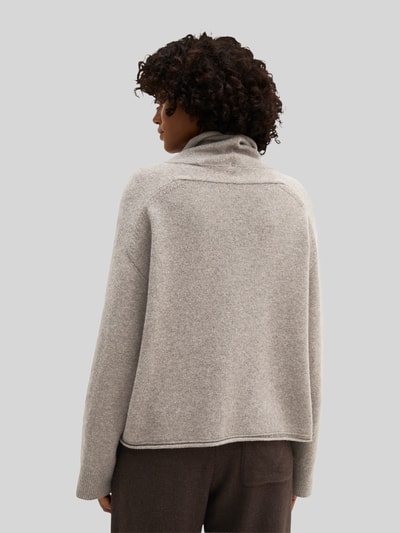 Marc O'Polo Rollkragenpullover mit überschnittenen Schultern Taupe 5