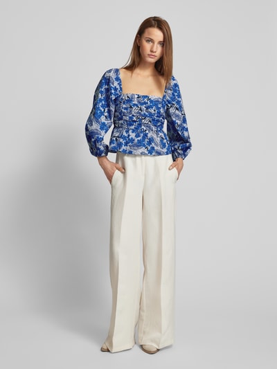 Weekend Max Mara Blouse met 3/4-mouwen, model 'PALPITI' Koningsblauw - 1