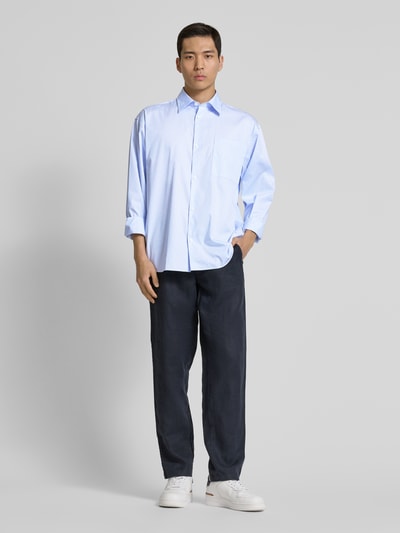 ANNARR Regular Fit Freizeithemd mit Brusttasche Modell 'VOLUND' Bleu 1