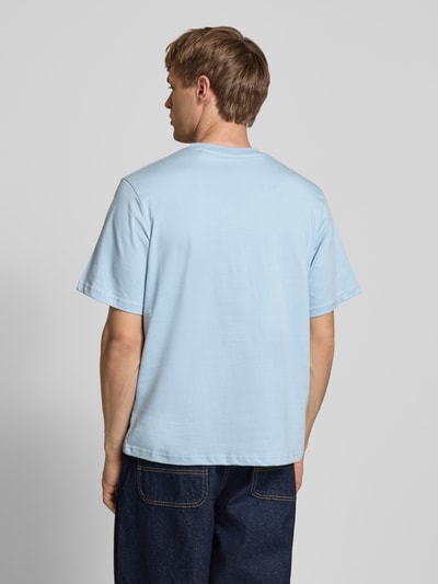 Jack & Jones T-Shirt mit Label-Print Modell 'BEAU' Hellblau 5