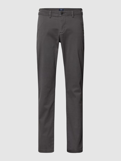MCNEAL Stoffhose mit seitlichen Eingrifftaschen (dunkelgrau 