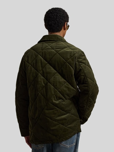 Polo Ralph Lauren Regular Fit Cordjacke mit Umlegekragen Oliv 5
